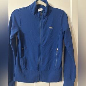 Running Bare Royal Blue women’s full zip Jacket size 4/6‎
